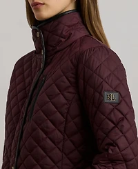 Lauren Ralph Women's Hooded Quilted Coat