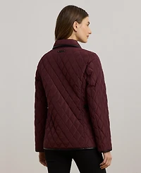 Lauren Ralph Women's Quilted Velboa-Lined Coat