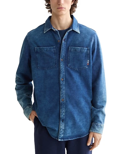 Scotch & Soda Men's Indigo Denim Shirt