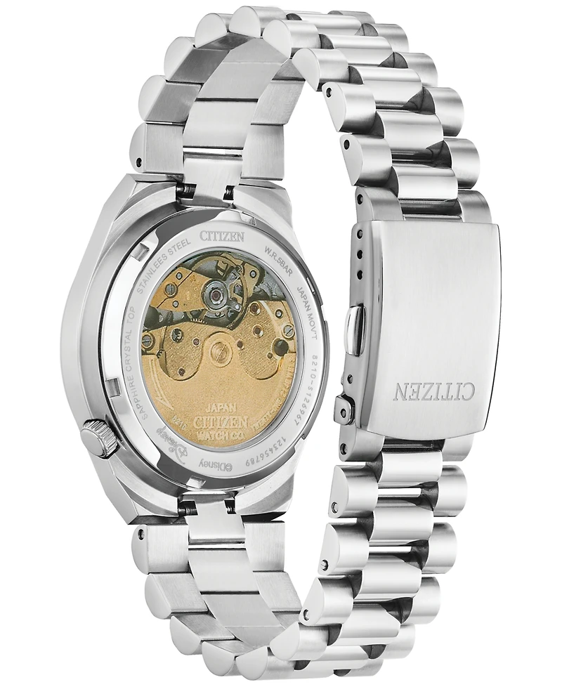 Citizen Men's Automatic Disney Minnie Mouse Stainless Steel Bracelet Watch 40mm