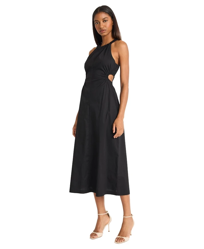Donna Morgan Women's Sleeveless Halter Maxi Dress