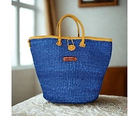 Nourishment Handmade Sisal Straw Basket Tote Bag