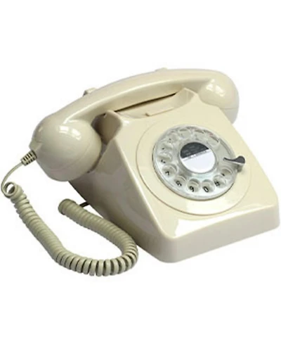 Gpo Retro GPO746IVR 746 Desktop Rotary Dial Telephone - Ivory