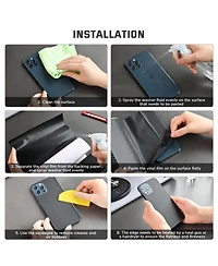 5ft x 100ft Car 3D Carbon Fiber Vinyl Wrap Sticker Roll Vehicle Motorcycle Black