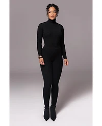 Jluxlabel Women's Grey Naaya Ribbed Leggings