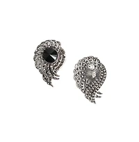Sohi Stone Spiral Drop Earrings
