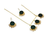 Sohi Abstract-Stone Jewellery Set