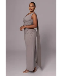 Jluxlabel Women's Kianna Drape Maxi Dress