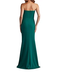Tadashi Shoji Women's Mallam Waterfall Drape Gown