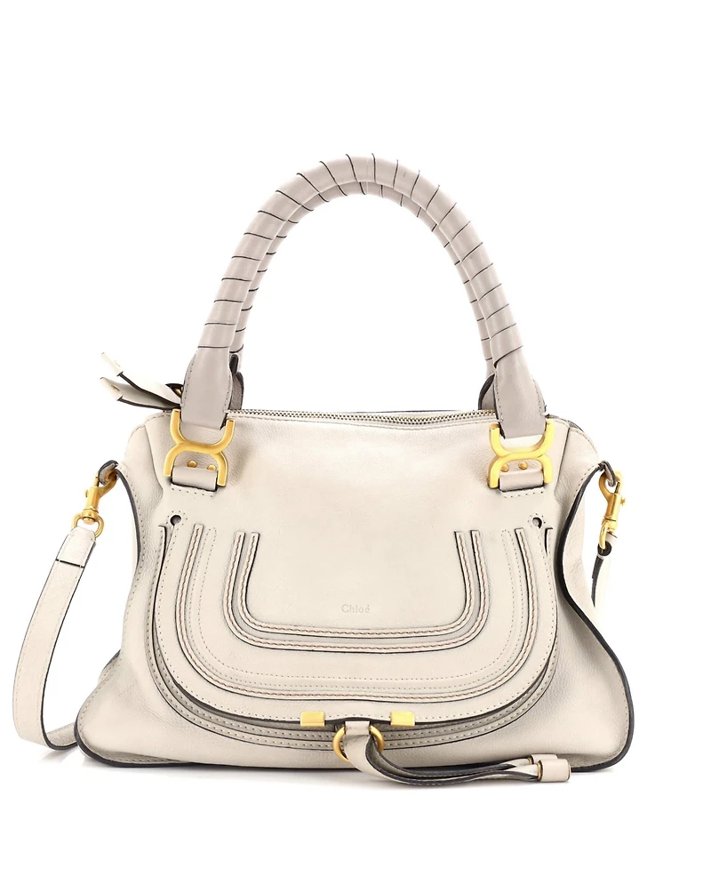Pre-Owned Chloe Medium Marcie Satchel Leather