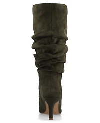 Journee Collection Women's Sonnet Pointed Toe Slouchy Dress Boots