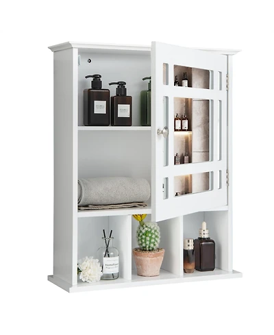 Wall Mounted and Mirrored Bathroom Cabinet