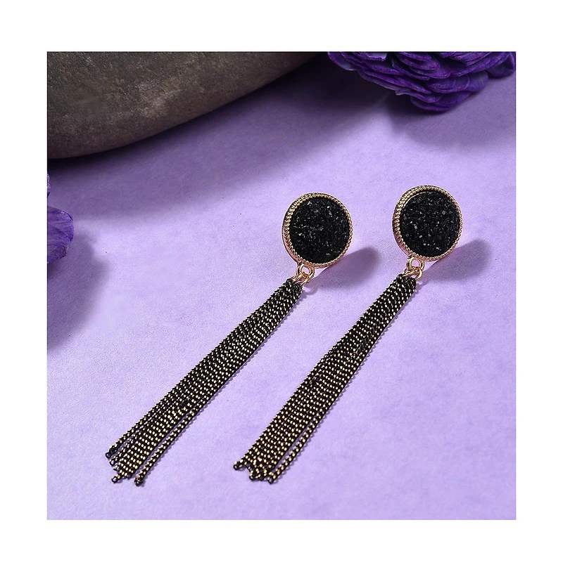Sohi Tassel-Chain Drop Earrings