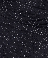 Betsy & Adam Women's Solid-Color Studded Long Halter Dress