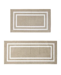 Nautica Double Line Border Tufted 2-Pc. Runner Rug Set