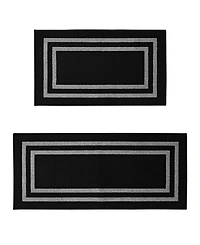 Nautica Double Line Border Tufted 2-Pc. Runner Rug Set