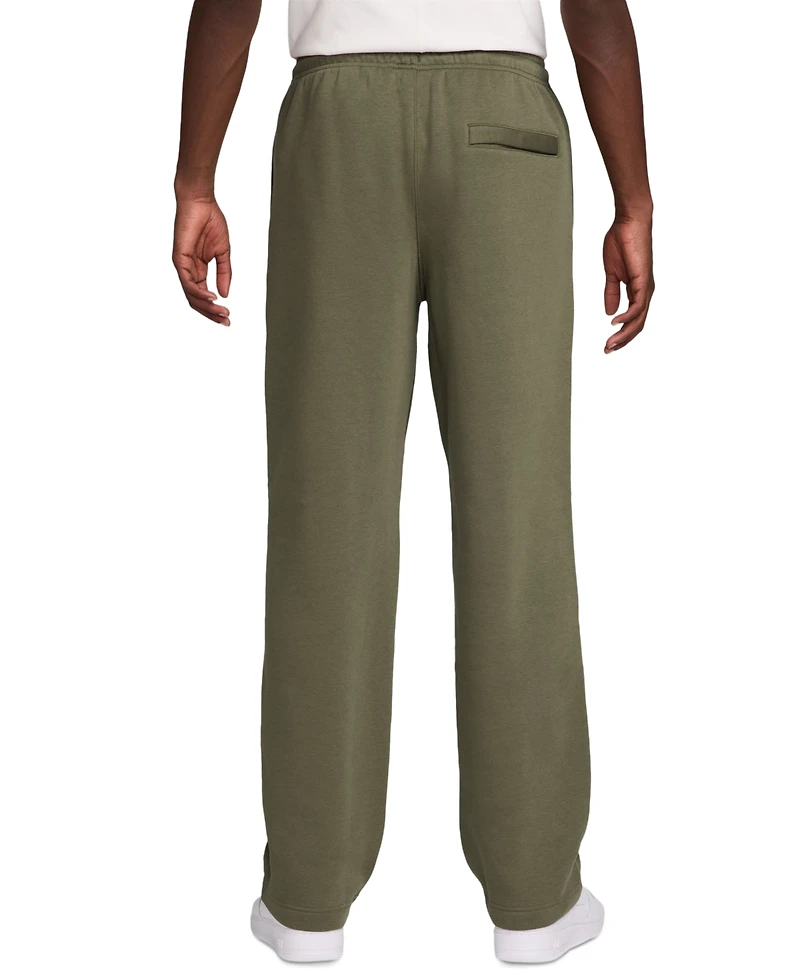 Nike Men's Club Brushed Fleece Open Hem Pants