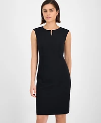 Kasper Women's Sleeveless Sheath Dress, Regular & Petite