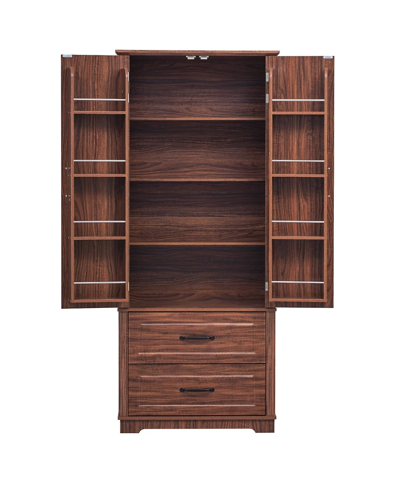 Farmhouse Pantry Cabinet - 71" Tall