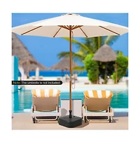 Patio Fillable Umbrella Base Fit 1.5 Inch Umbrella Poles for Yard Poolside