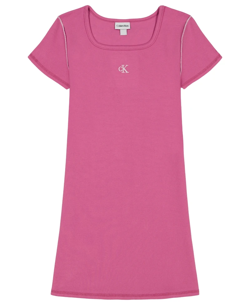 Clavin Klein Big Girls Exposed Seam Dress