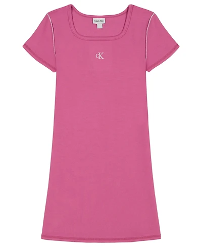 Clavin Klein Big Girls Exposed Seam Dress