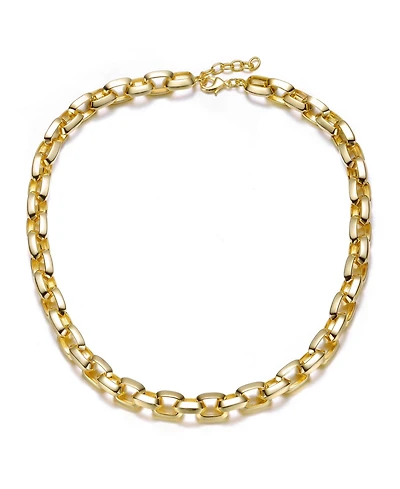 14K Gold Plated Slim Chain Link Bracelet