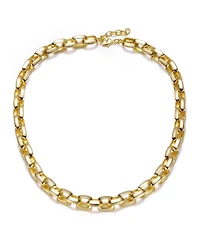14K Gold Plated Slim Chain Link Bracelet