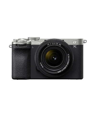 Sony Alpha a7C Ii Mirrorless Camera with Fe 28-60mm f/4-5.6 Lens, Silver