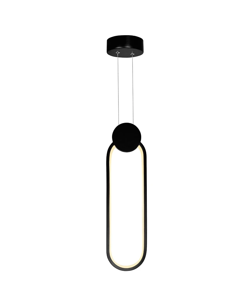 Cwi Lighting 17" Metal Pulley 4 in Led Mini Pendant