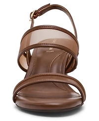 Anne Klein Women's Rhonda Mesh Band Block Heel Dress Sandals