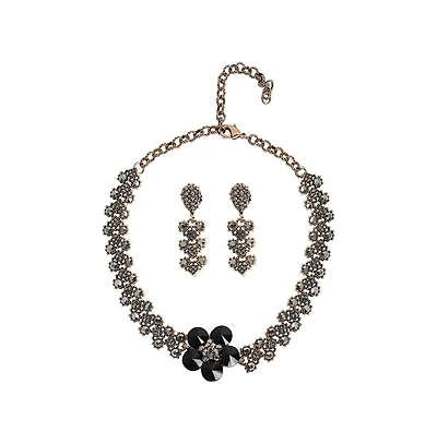Sohi Maxi Flower Jewellery Set