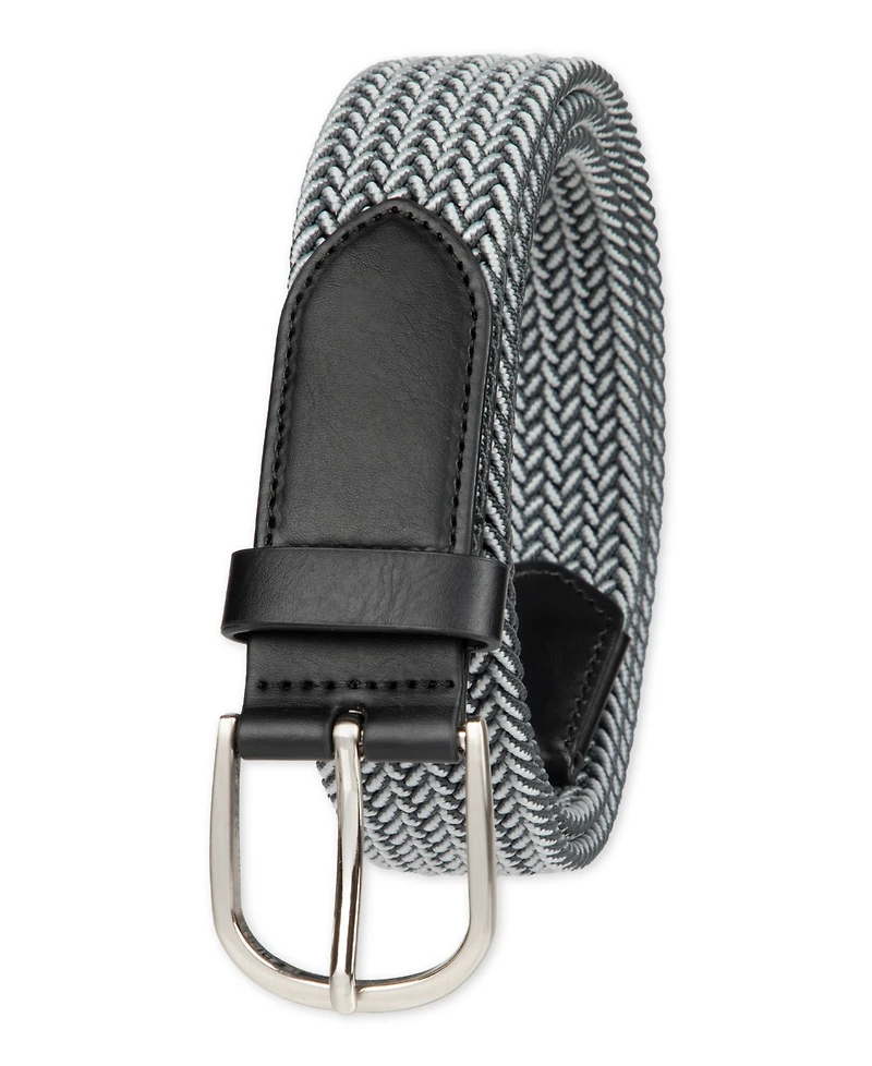 Club Room Men's Stretch Braid Belt, Created for Macy's