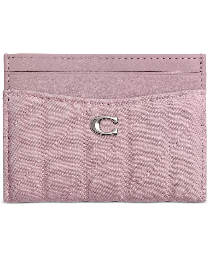 Coach Essential Denim Card Case