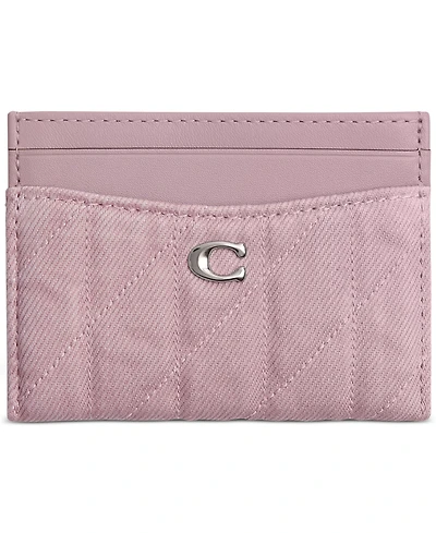 Coach Essential Denim Card Case