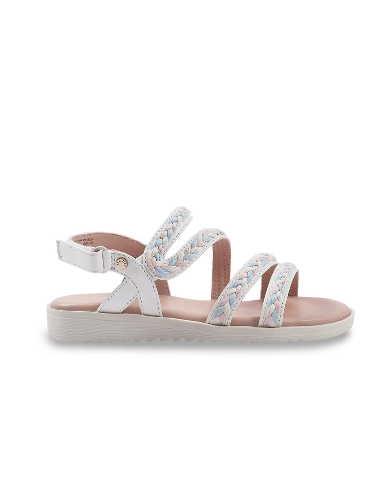 Kenneth Cole Reaction Little and Big Girls Lotus Rina Gladiator Sandals
