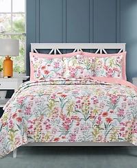 J by Queen Bold Tallulah 3-Pc. Quilt Set, King/California King