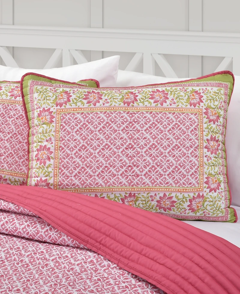 J by J Queen Bold Shiloh 3-Pc. Quilt Set, King/California King
