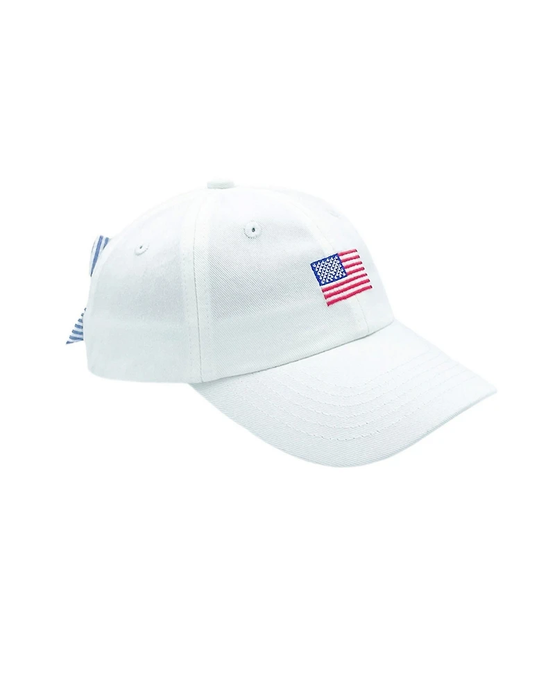 Bits & Bows American Flag Bow Baseball Hat