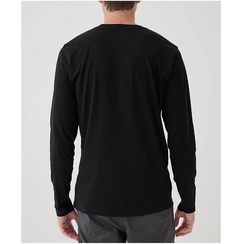 Pact Men's Organic Cotton Softspun Long Sleeve Henley