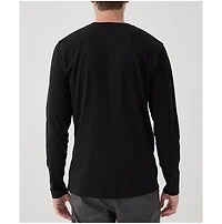 Pact Men's Organic Cotton Softspun Long Sleeve Henley