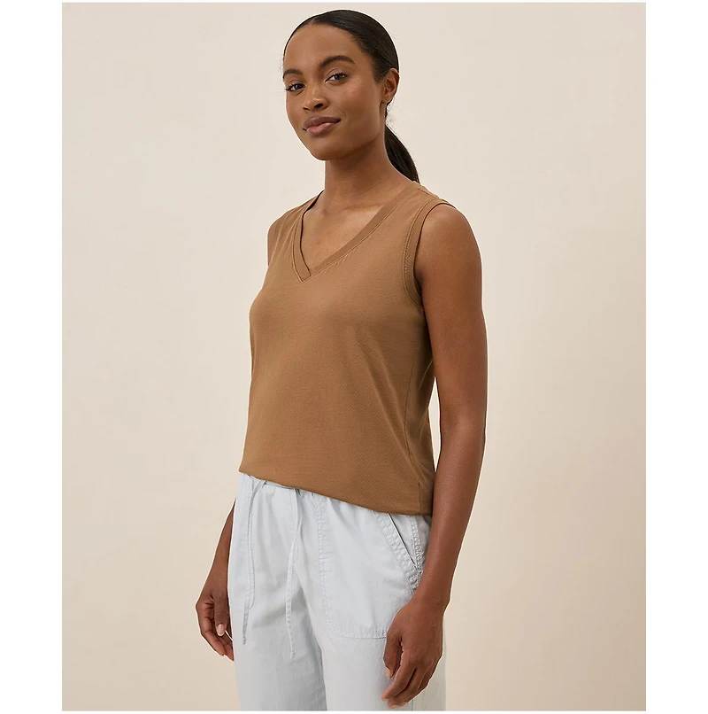 Pact Women's Organic Cotton Softspun V-Neck Tank