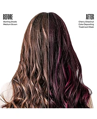 Overtone Color Depositing Hair Mask – Semi-Permanent Dye + Deep Conditioner, 8oz Jar