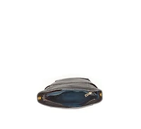Susu Italian Leather Crossbody Bag Medium Size Shoulder Bag Black Purse Women's Handbag