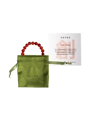 Manifest Collection | Confidence — Red Crystal Beaded Bracelet