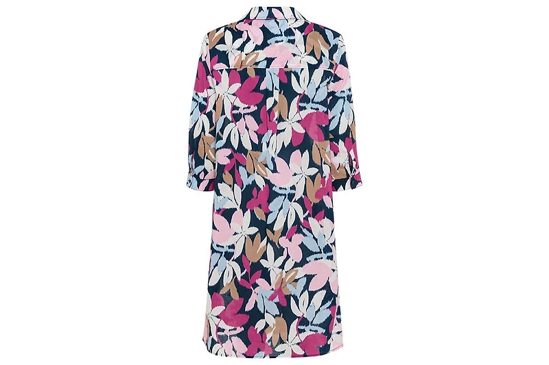 Olsen Women's Leaf Print Shirt Dress
