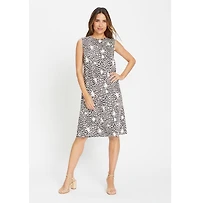 Olsen Women's Tropic Mix Print Dress
