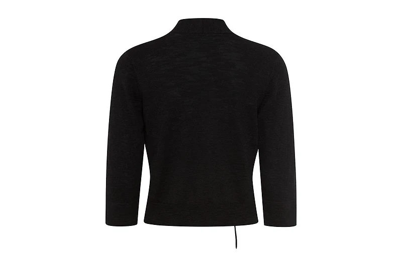 Olsen Women's Cropped Cardigan with Waist Tie