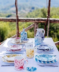 Vietri Amalfitana Splatter Salad Plate 8"