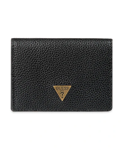 Guess Men's Rfid Tonal Gusset Card Case Wallet
